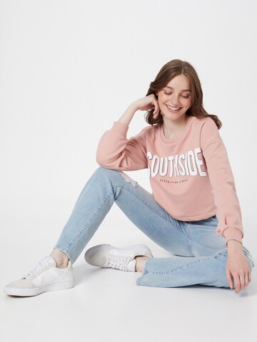 Sweat-shirt PIECES en rose