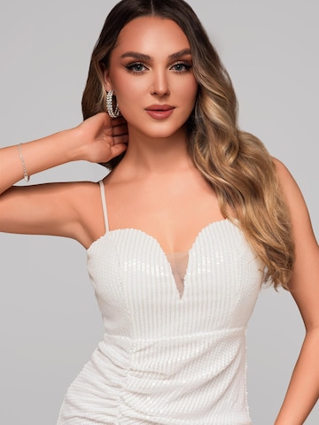 Ombre Evening dress in Beige