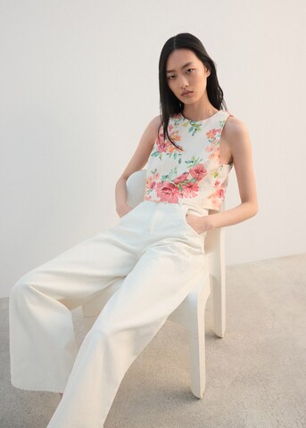 MANGO Top 'Nico-h' in White