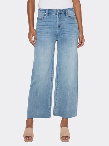 Liverpool Wide Leg Jeans 'Stride ' in Blau: predná strana