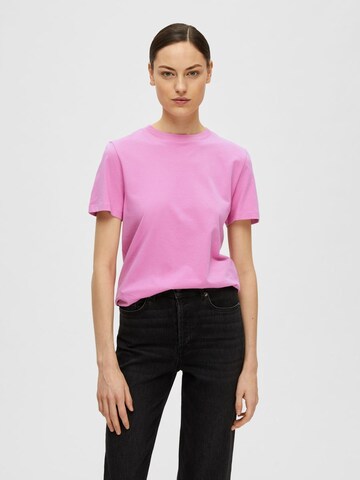 SELECTED FEMME Shirt 'SLFMY ESSENTIAL' in Lila: voorkant