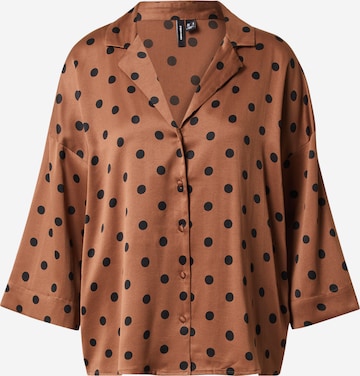 VERO MODA Bluse 'ESSI' in Braun: predná strana