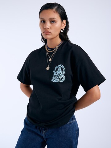 Dr. Denim Shirt 'Trooper Tee'‌ in Schwarz