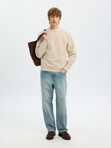 SELECTED - Sudadera 'SLHLUKE' en beige