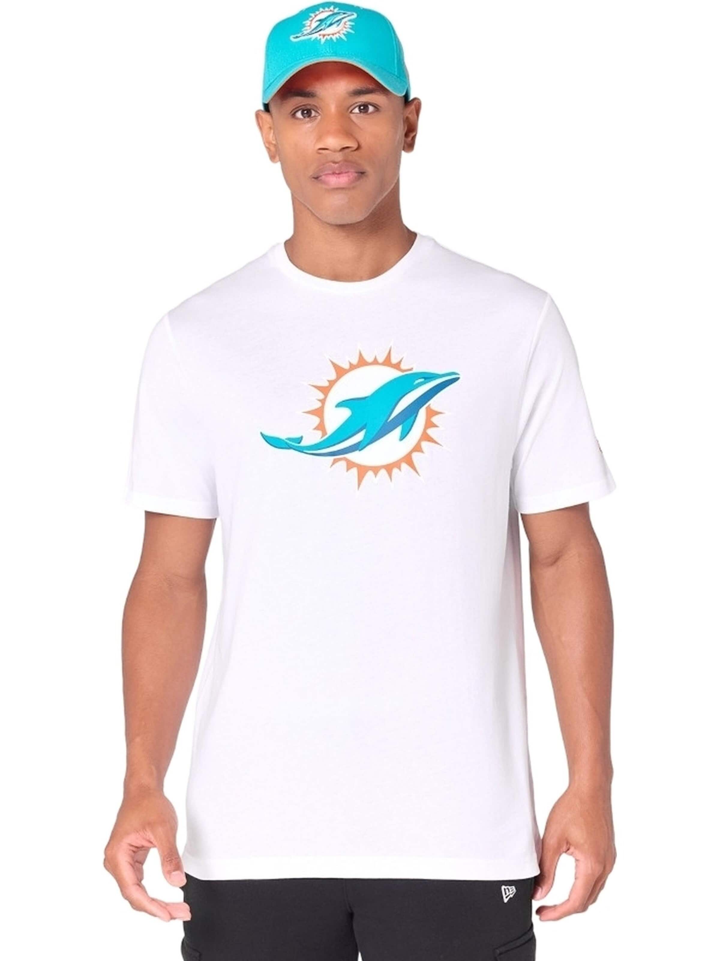NEW ERA - Camiseta 'Camiseta new era blanca miami dolphins nos nfl regular tee miadol' en blanco: frente