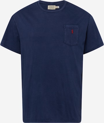Polo Ralph Lauren Big & Tall Shirt in Blue: front