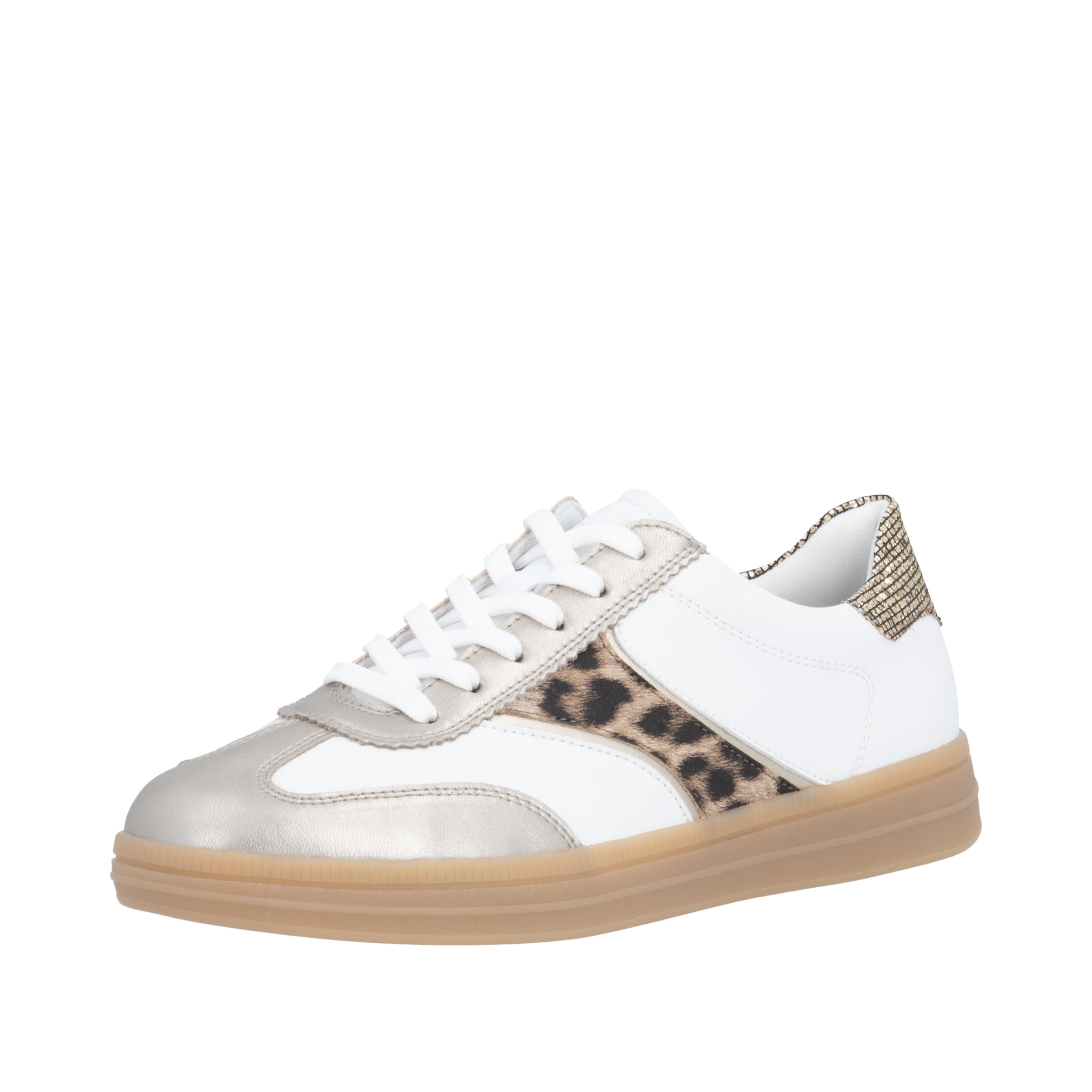 Baskets basses REMONTE en blanc : devant