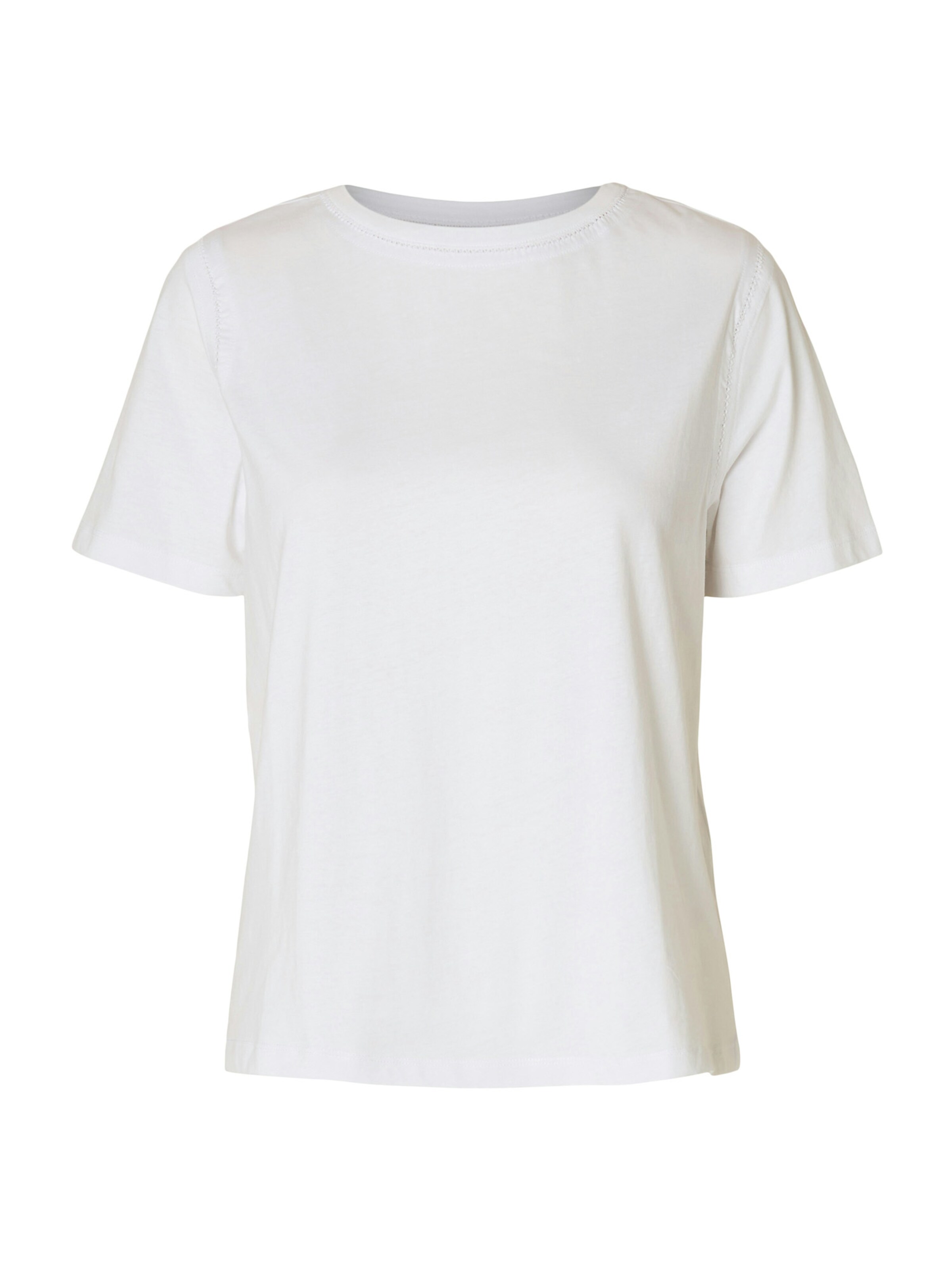 SELECTED Koszulka 'SLFAssia' w kolorze biały: przód