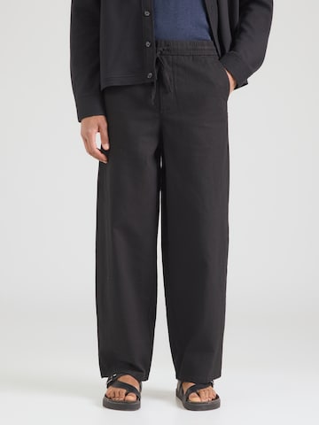 Only & Sons - Loosefit Pantalón 'ONSDAVES' en negro: frente