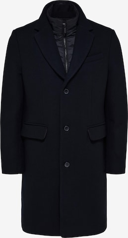 SELECTED HOMME Ανοιξιάτικο και φθινοπωρινό παλτό 'Joseph' σε μαύρο: μπροστά