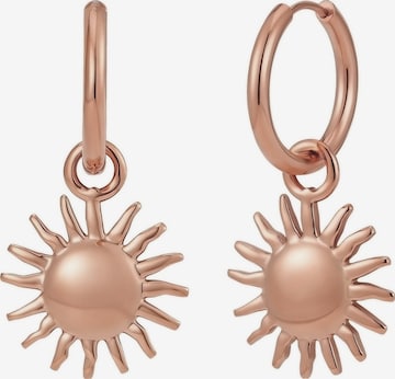 Boucles d'oreilles 'Sonne' GOOD.designs en or : devant