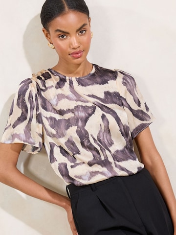 Lipsy Bluzka w kolorze beżowy: przód