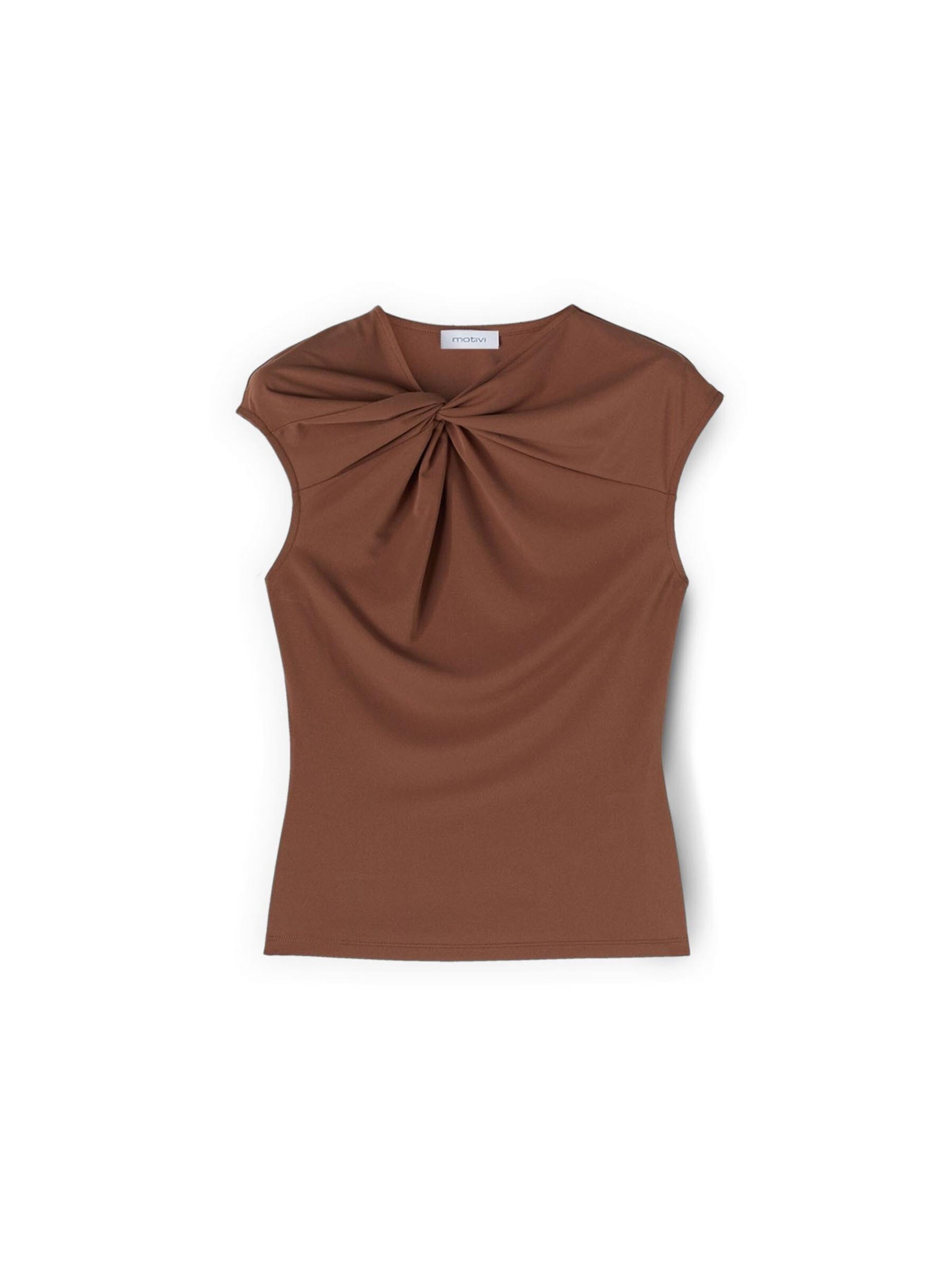 MOTIVI Top in de kleur Bruin, Productweergave