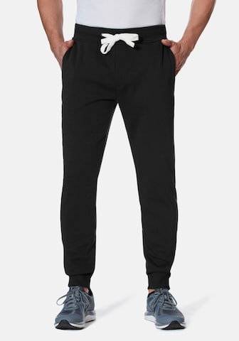Effilé Pantalon Hero en noir : devant