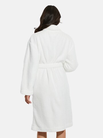 Threadbare Long Bathrobe 'Robert Robe' in White