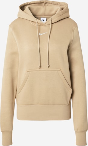 Sweat-shirt 'PHNX FLC' Nike Sportswear en beige : devant