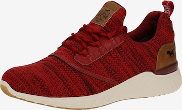 Sneaker bassa di MUSTANG in rosso: frontale