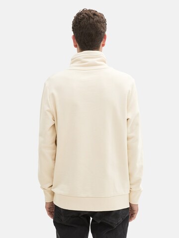 TOM TAILOR Sweatshirt in Beige