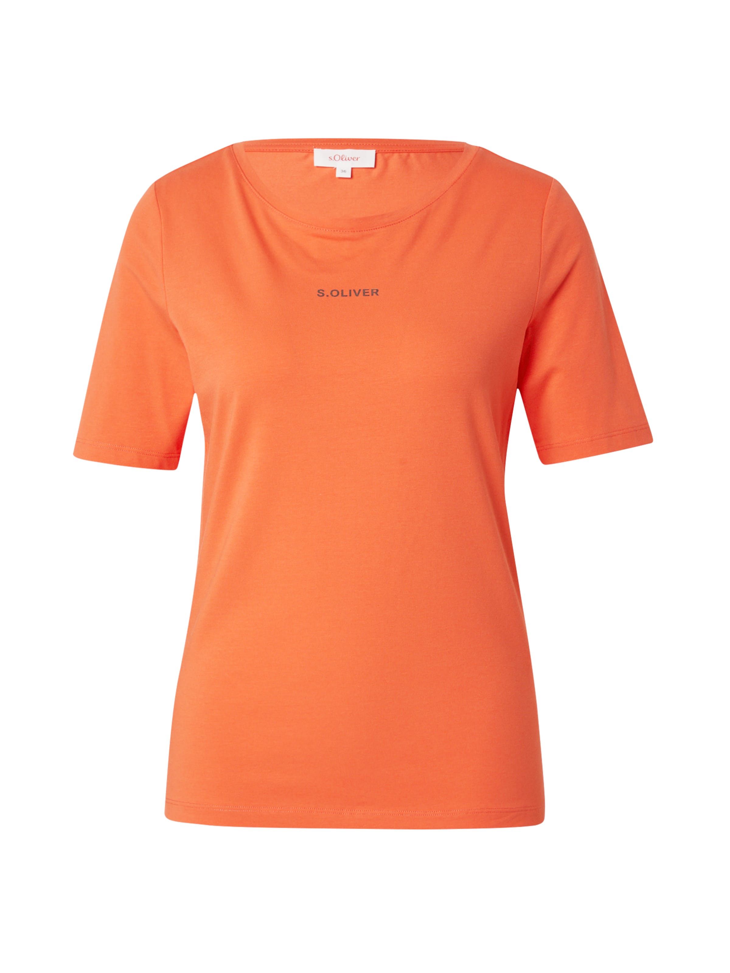 s.Oliver T-Shirt in Orange: Vorderseite