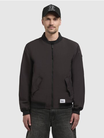 khujo Between-season jacket 'MAHT' in Black: front