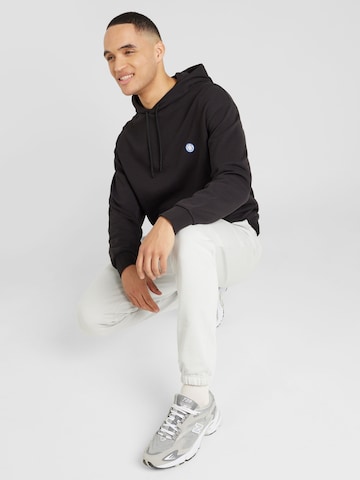 HUGOSweater majica 'Nottyo' - crna boja