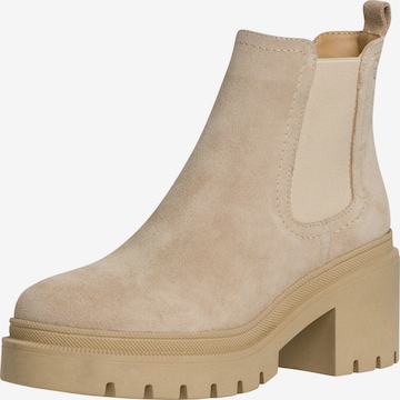 TAMARIS Chelsea Boots in Beige: predná strana