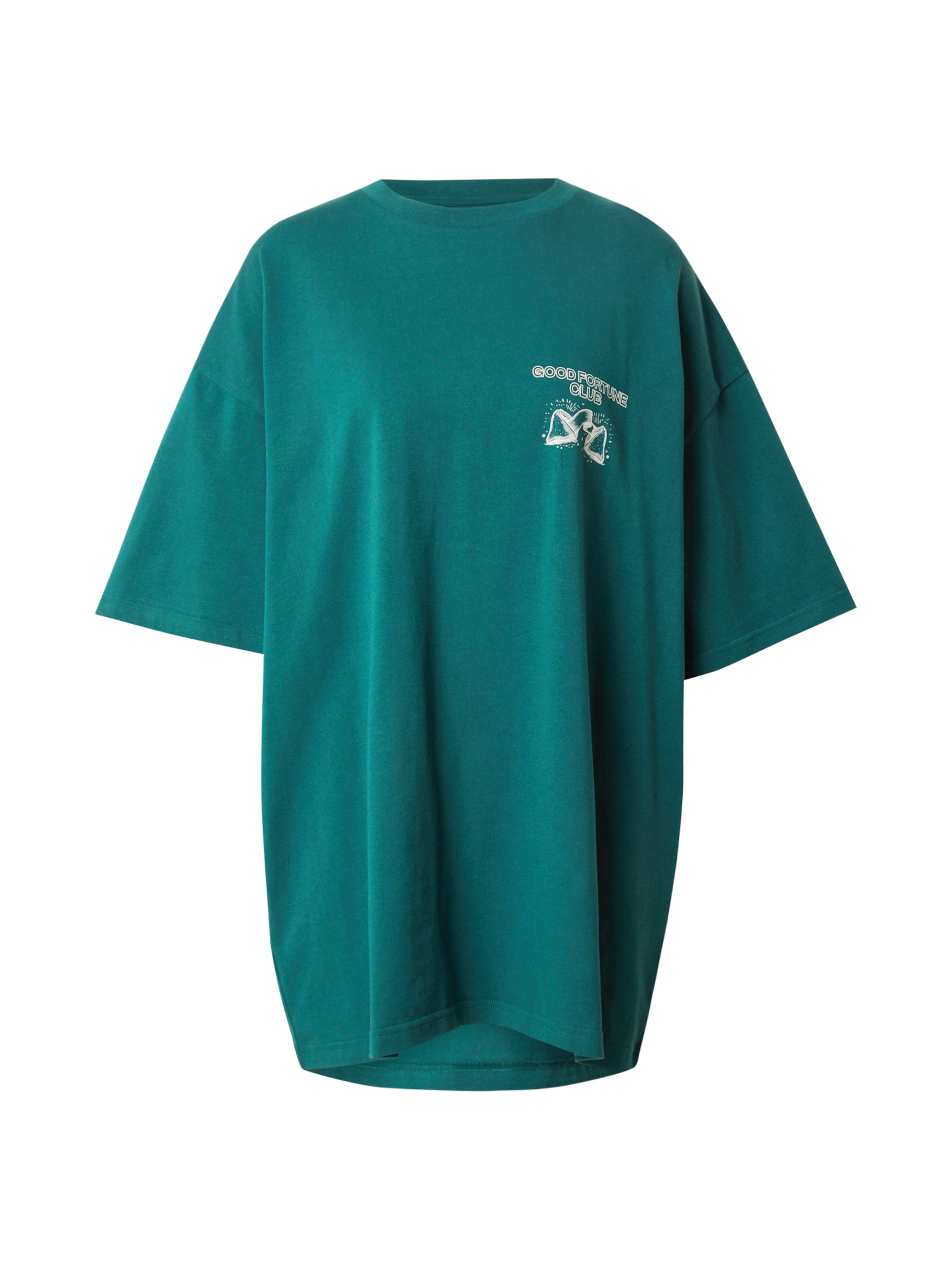 Maglia extra large 'Good Fortune' di Karo Kauer in verde: frontale