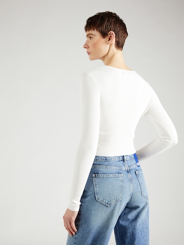 Pull-over 'MEDDI' ONLY en blanc