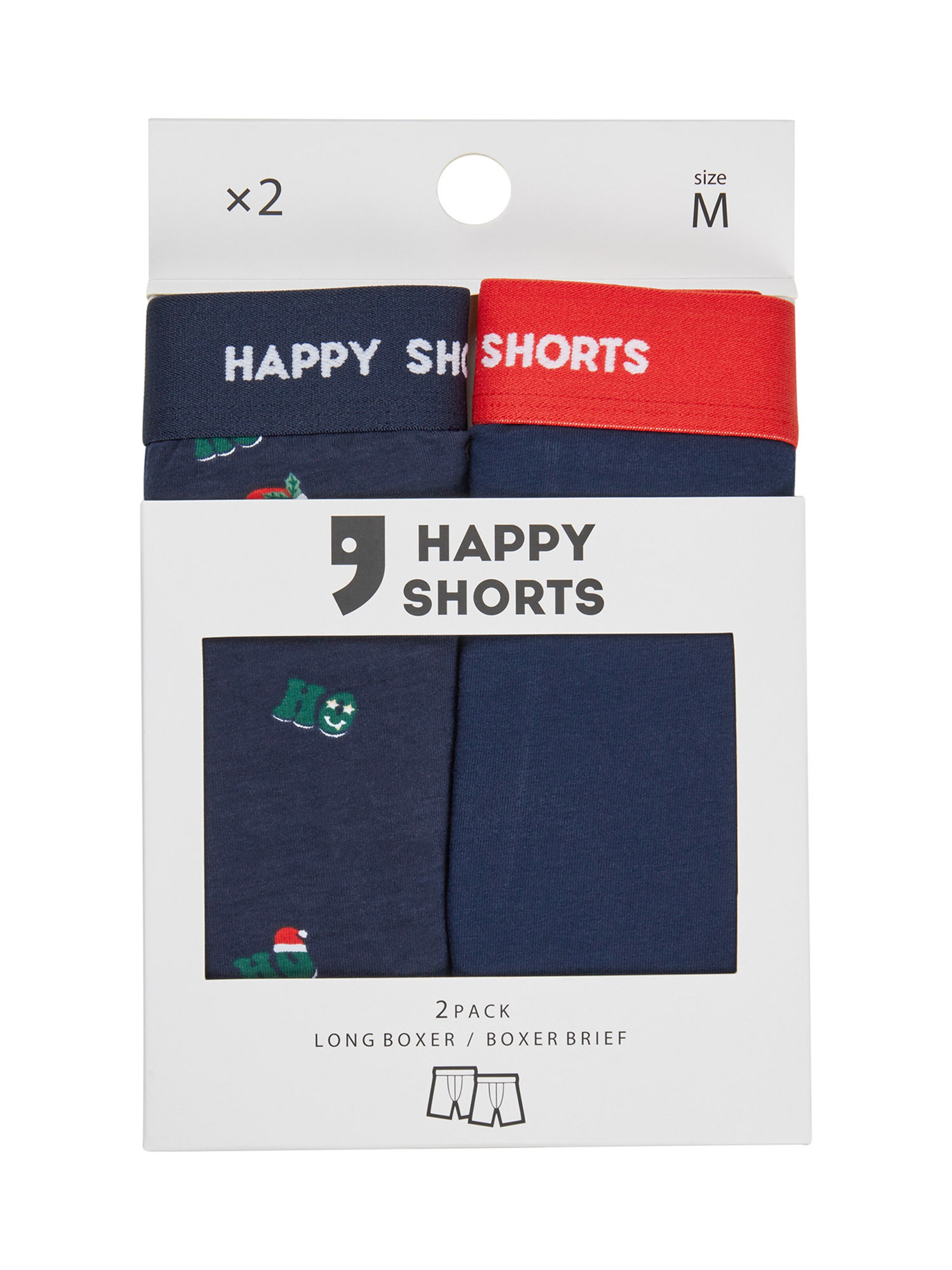 Happy Shorts Boxer shorts ' XMAS Boxer Briefs ' in Blue