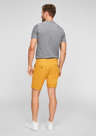 s.Oliver Slimfit Shorts in Gelb