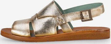 FELMINI Strap Sandals in Gold