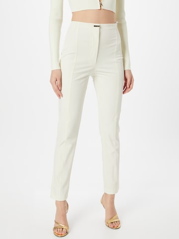 PATRIZIA PEPE Slimfit Broek in Wit: voorkant