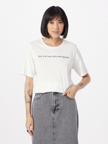 T-shirt s.Oliver en blanc : devant
