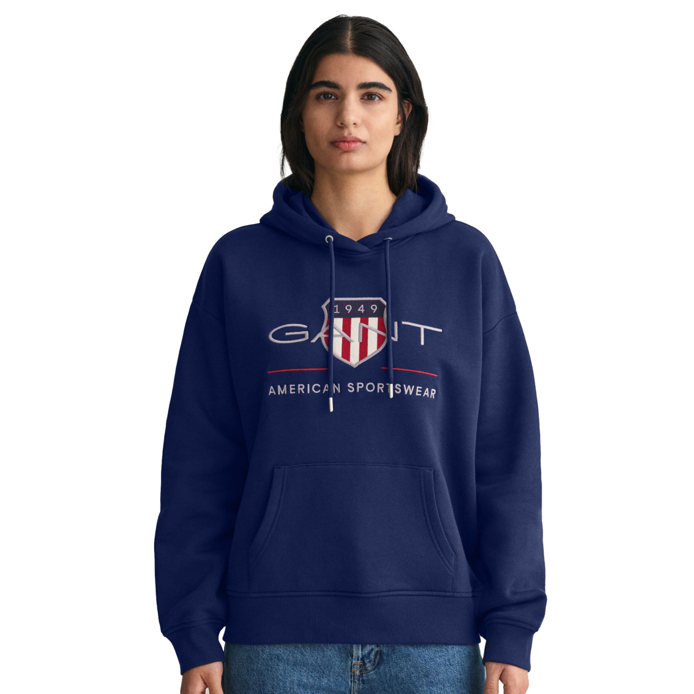 GANT - Sudadera en azul: frente
