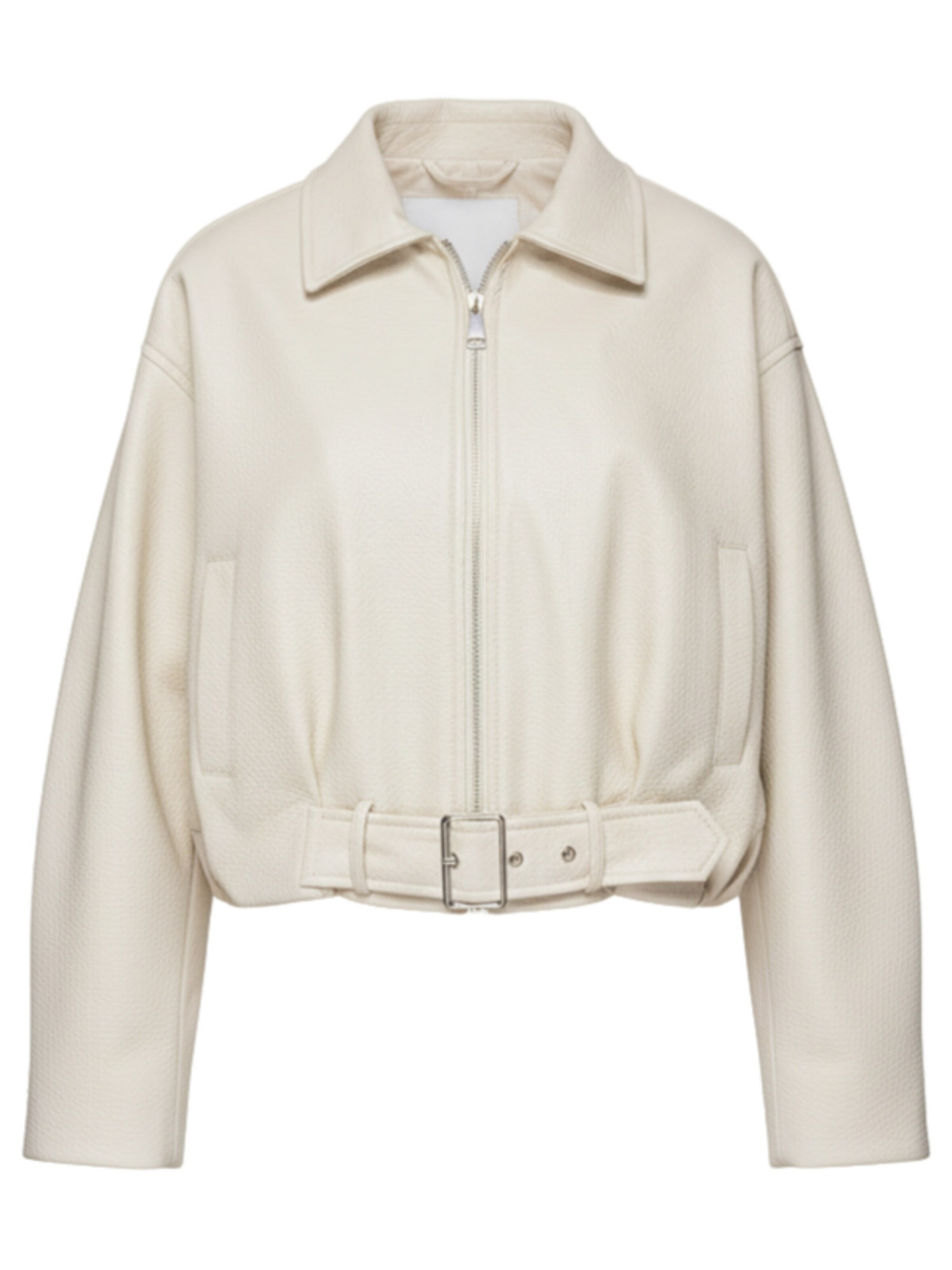 Veste mi-saison Ombre en beige : devant