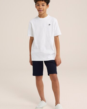 T-Shirt WE Fashion en blanc