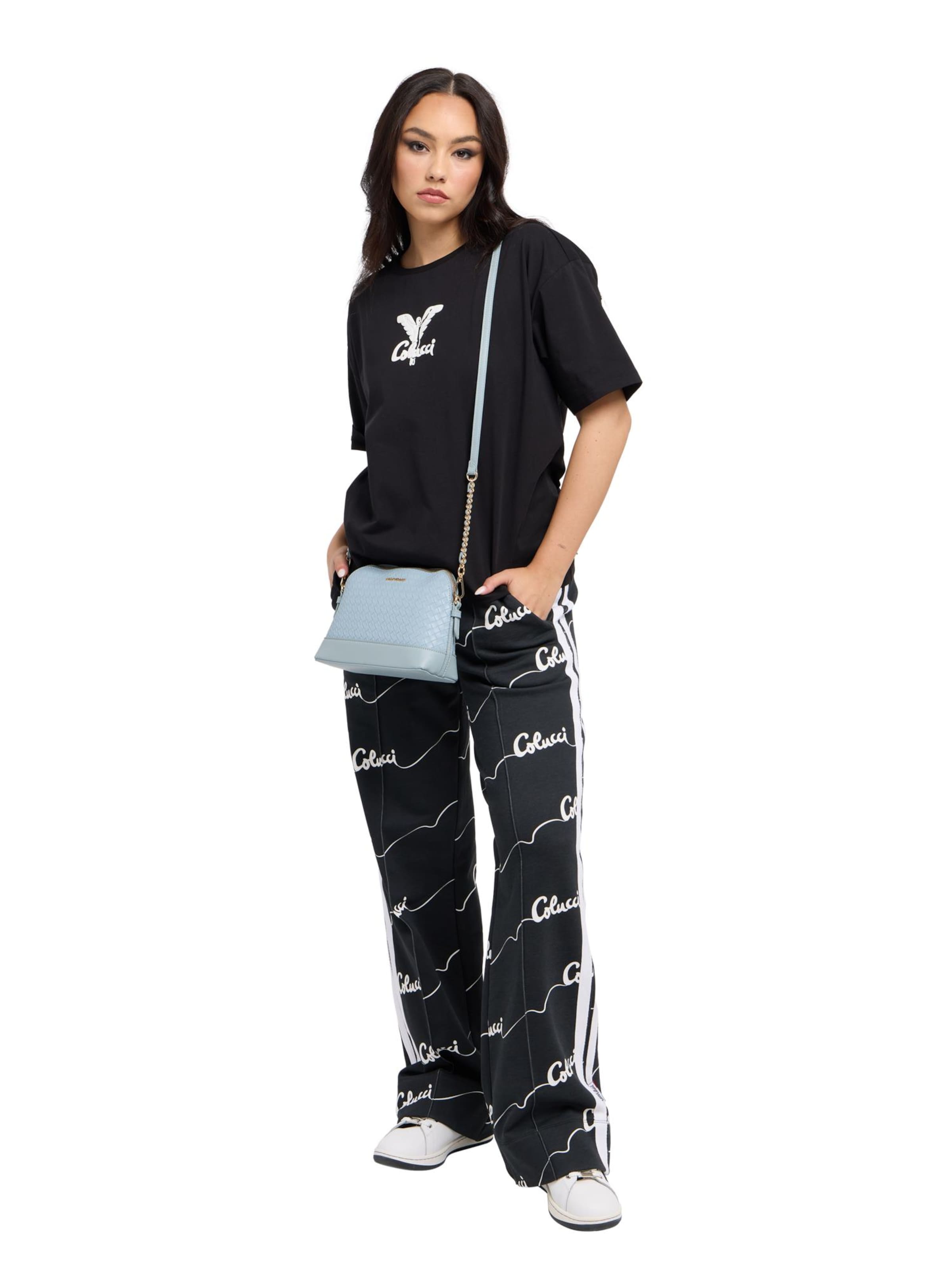 Sac à bandoulière 'di Lieto' Carlo Colucci en bleu : devant