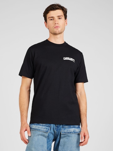 Carhartt WIP Тениска в черно: отпред