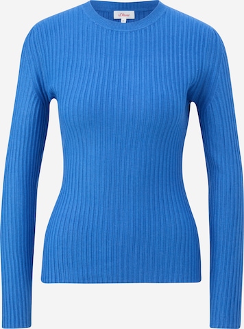 s.Oliver Pullover i blå: forside