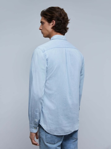 Coupe regular Chemise 'Alpha' Scalpers en bleu