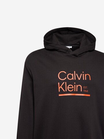 Calvin Klein Big & Tall Mikina - Čierna