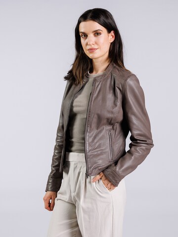 FREAKY NATION Between-season jacket 'Bea-FN' in Brown