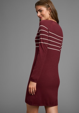 LAURA SCOTT Strickkleid in Rot