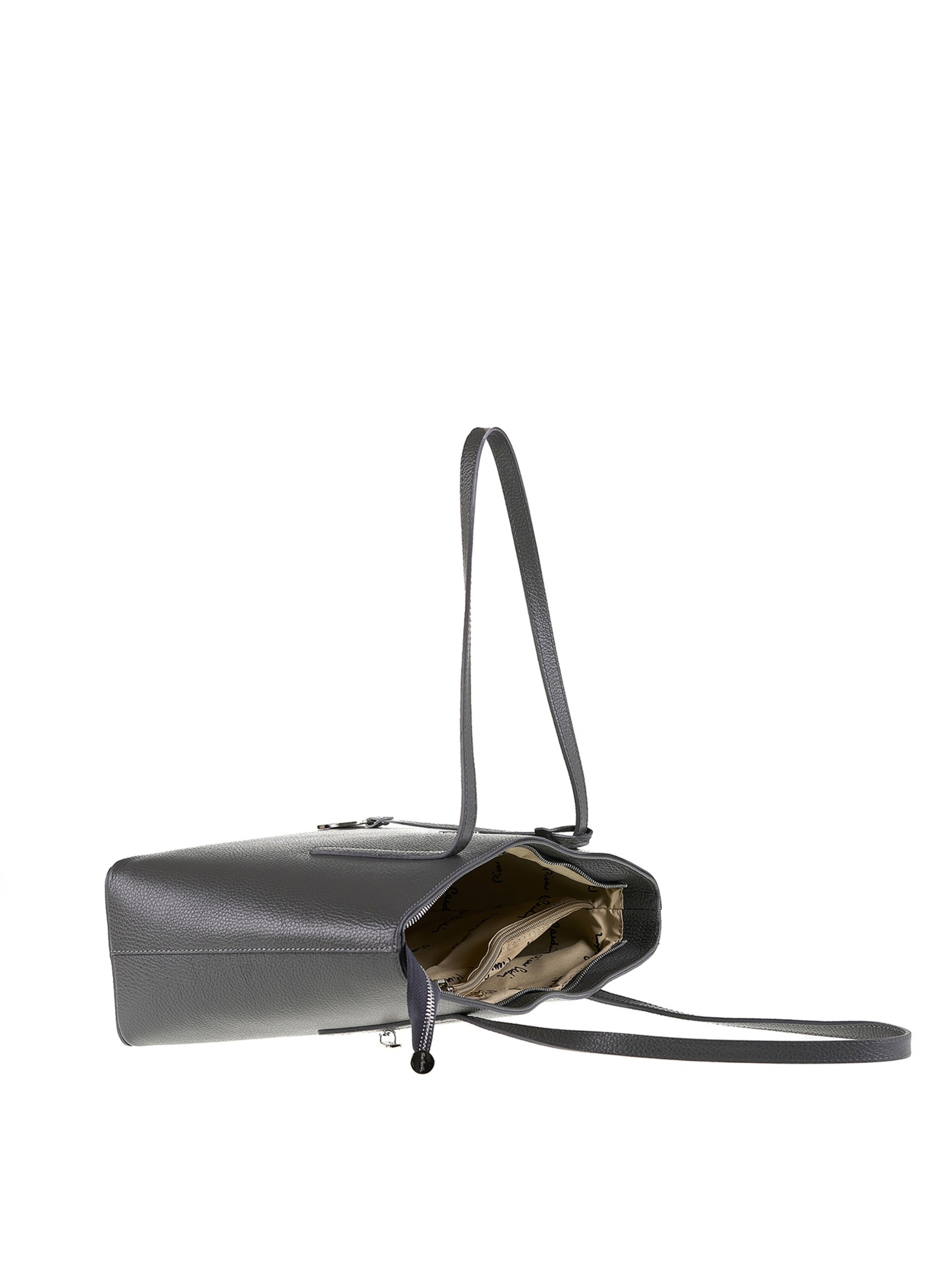 PIERRE CARDIN Schultertasche 'Elowen Lux' in Grau