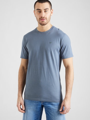 T-Shirt HOLLISTER en bleu : devant