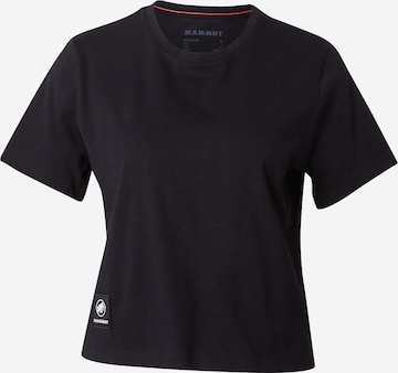 T-shirt fonctionnel 'Massone' MAMMUT en noir : devant