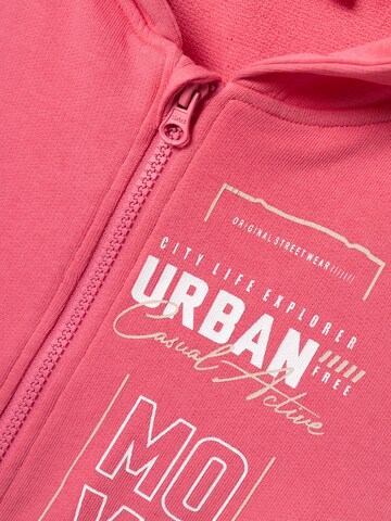 NAME IT Zip-Up Hoodie 'VIALA' in Pink