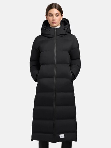 khujo Wintermantel in Schwarz: Vorderseite