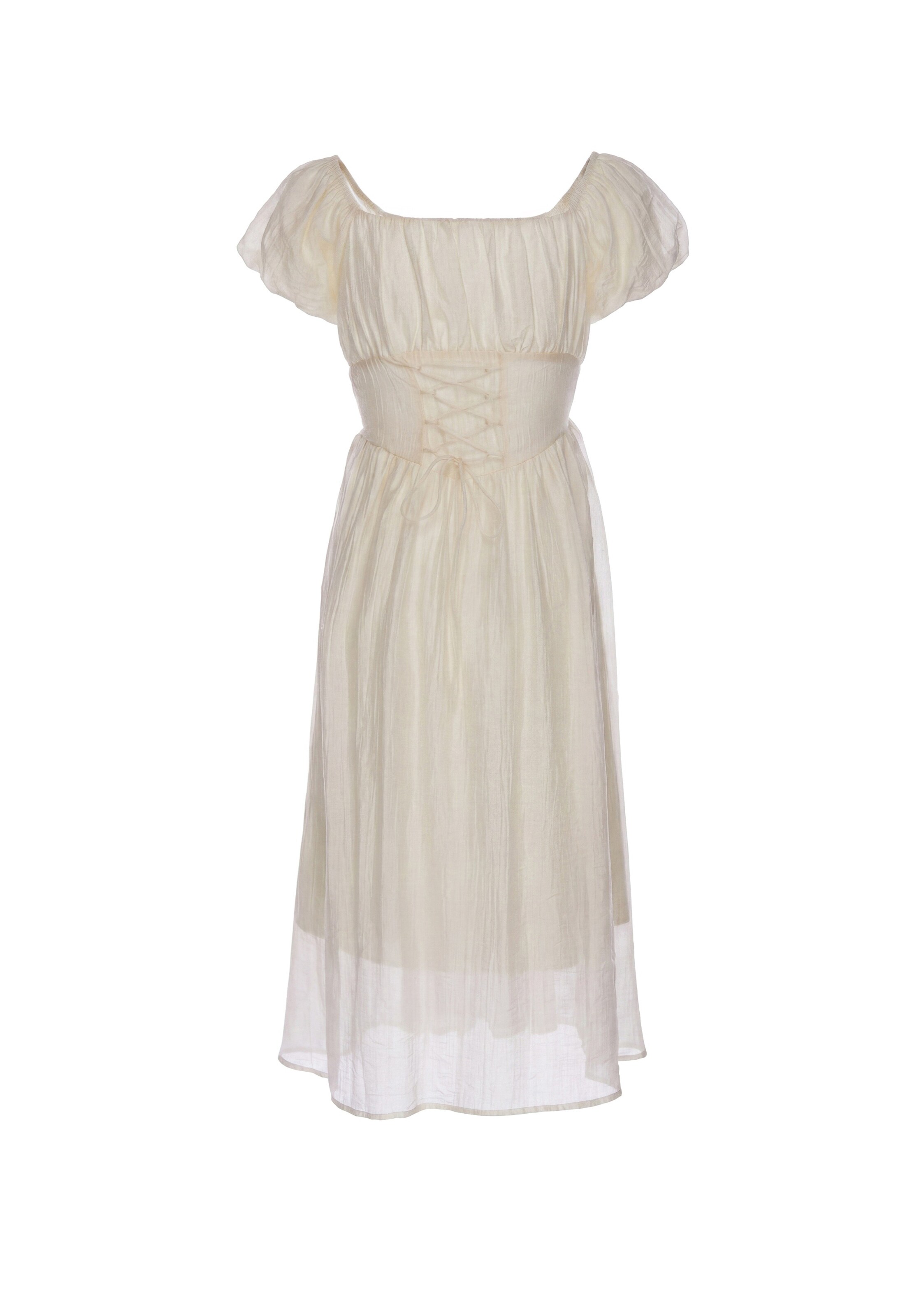 IZIA Summer Dress 'Boho' in Beige