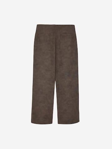 Wide Leg Pantalon Dilvin en marron